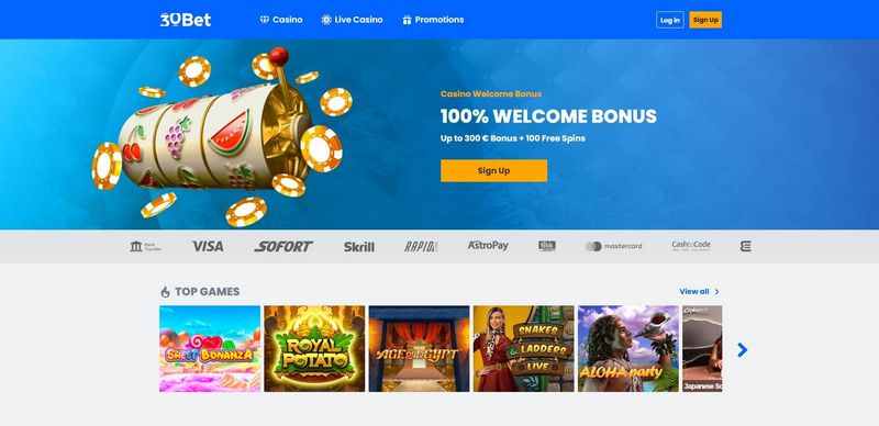 Waarom zou je 30Bet Casino eens proberen?